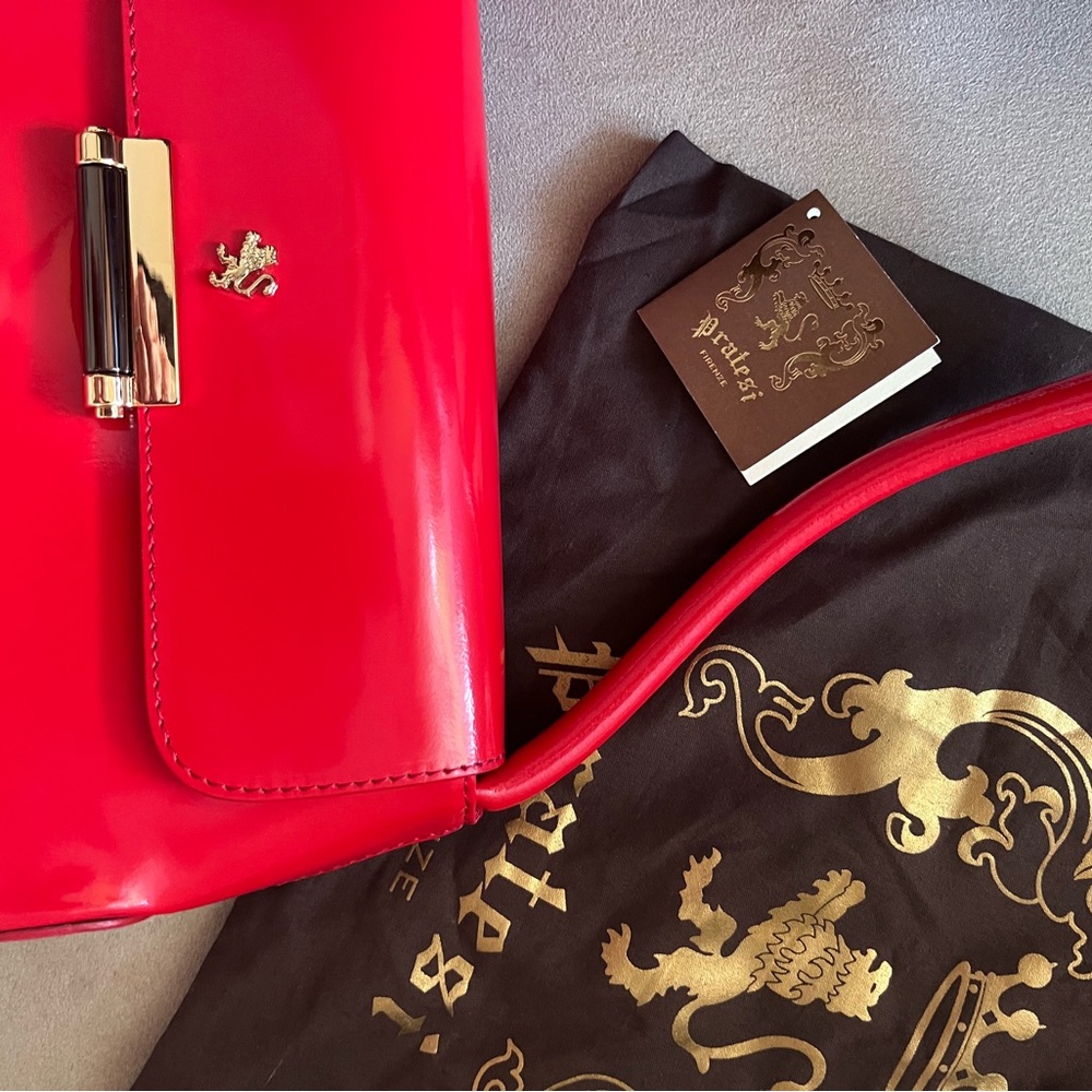 Red Patent Leather Women's Bag